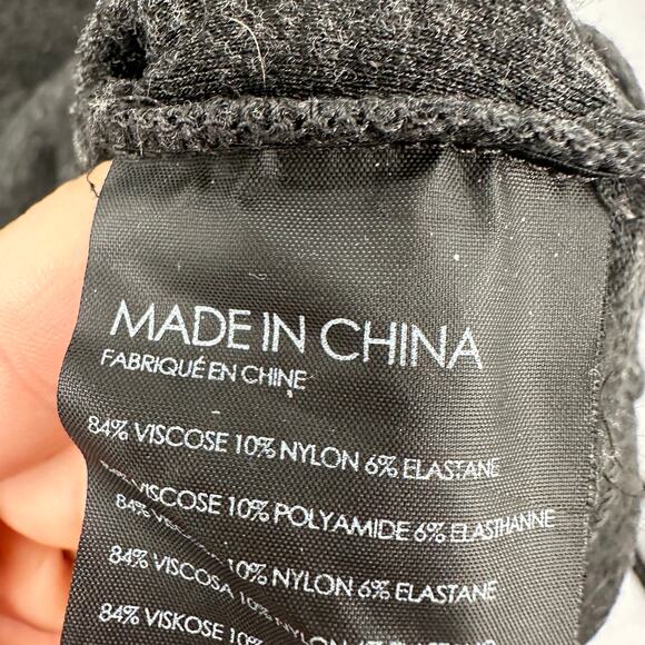 CLUB MONACO Charcoal Grey Crewneck Stretch Sweatshirt // S - Picture 5 of 8